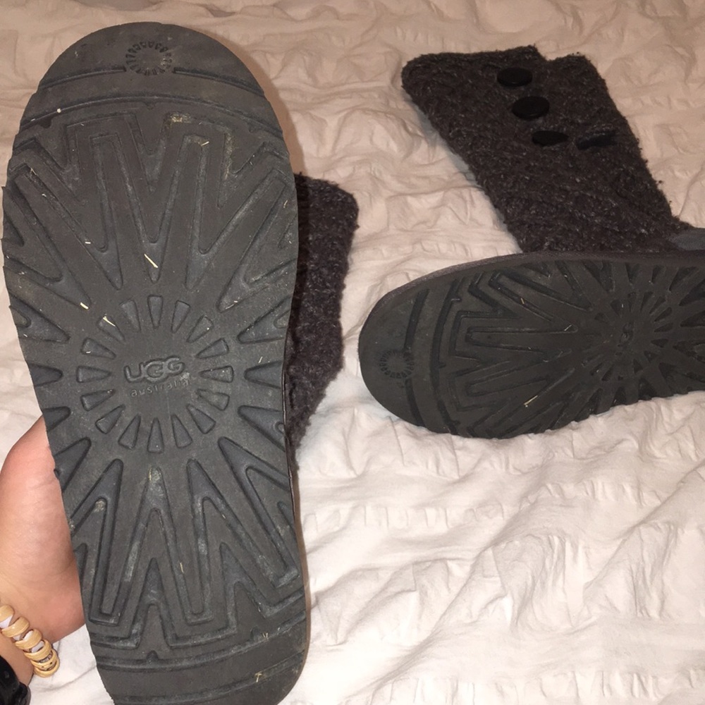Gray Knit Ugg Boots - image 3